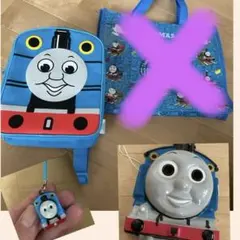 リュックとストラップとお面トーマス好きにかっこいいお得な3点セットのサムネイル