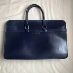 グレンロイヤル　ブライドルレザー　ブリーフケース　ネイビー