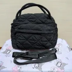 キルティング 3way ショルダーバッグ ブラックのサムネイル
