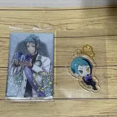 【ツイステ】オーマイカフェ ジェイド 2点セット(アクキー・ウエハースカード)