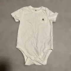 상태좋음 GAP ベビー ロンパース ホワイト 90cm