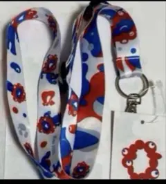 ミャクミャク　大阪関西万博　キャラクター柄ネックストラップ　新品　コミ