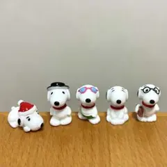 スヌーピー　ミニチュア　フィギュア　5点セット　 PEANUTS　 SNOOPY