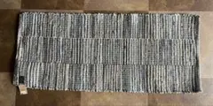 【RugRu ラグル】新品⭐︎インド製ブルーマット 50cm x 120cm