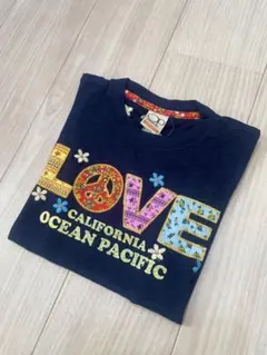 新品☆オーシャンパシフィック LOVE Tシャツ 120㎝☆ ネイビーのサムネイル