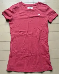 Abercrombie & Fitch アバクロ レディース 赤 Tシャツ