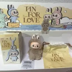 【B】ラブブ ぬいぐるみ イニシャル PIN FOR LOVE 正規品　新品