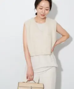 【未使用品】23AW plage Cashmere Mix Fur ベスト