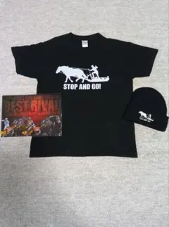 ​【限定・希少】ばんえい十勝 Tシャツ（M）・ニット帽・クリアファイル 3点