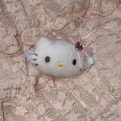 キティ ヘアピン 前髪クリップ ぬいぐるみ