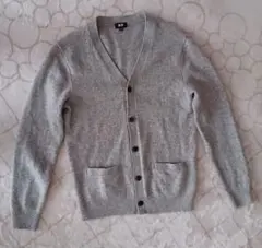 ラムvネックカーディガン