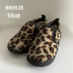 ヒョウ柄スリッポン 16.0cm