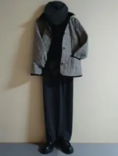 HUMAN WOMAN／キルティング・フーデッドコートＪＫ／グレンチェック／Ｍ