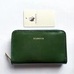 【新品】kissora キソラ メディセオ コインケース オリーブグリーン 緑