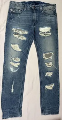 ディーゼル ダメージ加工 デニム