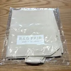 【新品】RAG FAIR トートバッグ debut in 2001