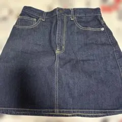 ダークデニム タイトスカート GU