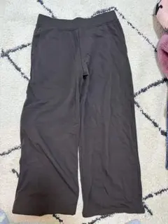 ユニクロ ウォームフリースストレートパンツ