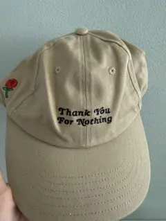 adidas ベージュキャップ バラ