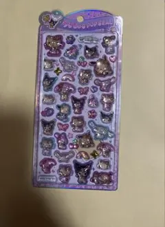 うるちゅるポップシール 日焼け サンリオキャラクターズ シール キティ サンリオ