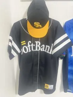 ソフトバンクホークス　ユニフォーム周東佑京　ビジター　帽子付き ソフトバンクホークス ユニフォーム周東佑京 ビジター 帽子付き - メルカリ