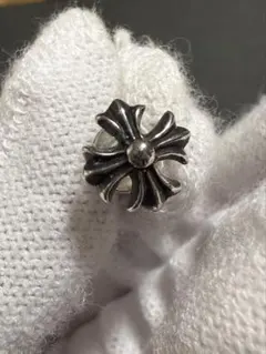 【最終値下】２２ｋクロムハーツプラススタッドピアスwith１Ｐダイヤ　インボイス 最終値下］クロムハーツ22kCHプラススタッドピアス純正1Pダイヤ イン