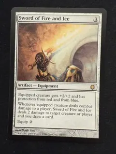 MTG 火と氷の剣 英語 1枚 ブルームバロウ スペシャルアート 拡張 