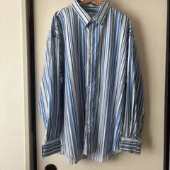 マルチストライプ シャツ 長袖 メンズ