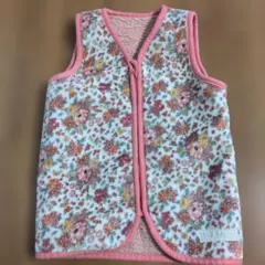 花柄フリーススリーパー（ジッパー付き）