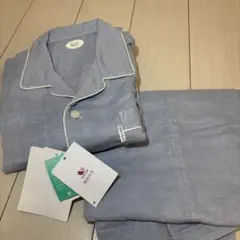 未使用 睡眠科学 ワコール パジャマ ナイトウェア 長袖長ズボン 綿100 M