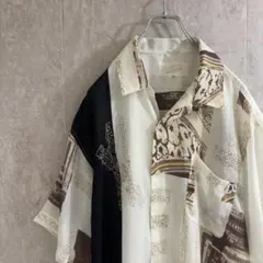 kさま　2点おまとめ　古着　ヴィンテージ　総柄シャツ　ポリシャツ used