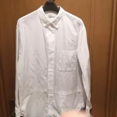 ユニクロ +J スーピマコットンオーバーサイズシャツ ホワイト M