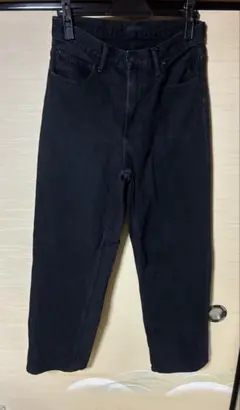 UNIQLO ユニクロ ワイドストレートジーンズ ダークグレー 29