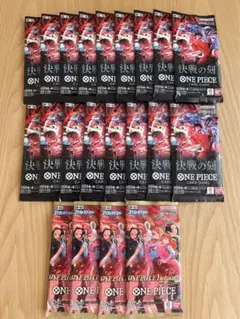 ワンピース カード 決戦の刻 1BOX分 未サーチ 封入率一致 統一パック