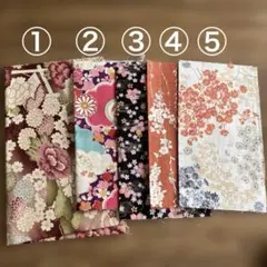 和柄プリント生地 5枚セット　花柄