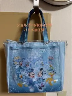 ダイソー クリアバッグ ショルダーリング加工済　スーベニアランチケースのサムネイル