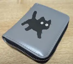 Jelly moo 黒猫 ミニ ウォレット / コインケース