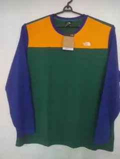 【新品未使用タグ付き】ノースフェイス　ワッフルロンT　マルチカラー【日本未発売】