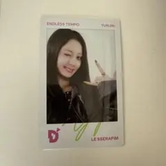 LE SSERAFIM D'ICONポップアップ ユンジン　サインフォトカード