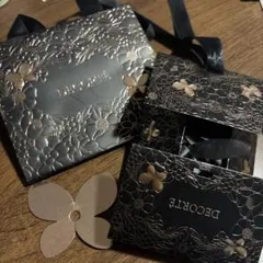DECORTÉ 花柄ショップ袋　ボックスセット