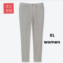 【UNIQLOユニクロ】ウルトラストレッチプリントクロップドレギンスパンツ XL