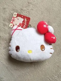 Sanrio ハローキティ フェイスリールパスケース ウィンター
