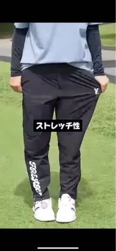 ゴルフフリークス　ロゴストレッチパンツ　M