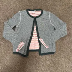 PETIT BATEAU ストライプ カーディガン 6ans