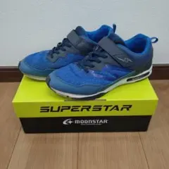 moonstar SUPERSTAR 青 スニーカー　24cm