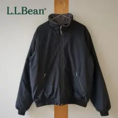 L.L.Bean シンサレート 裏フリース ナイロンジャケット 黒 Mのサムネイル