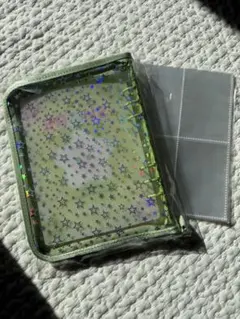 A5 6穴バインダー　黄緑　⭐︎4ポケットリフィル付き