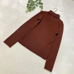 ZOOTIE DES SUCETTES 長袖ハイネックセーター　ブラウン　Ｍのサムネイル