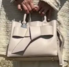 アイボリー ハンドバッグ ショルダー付き セレモニー
