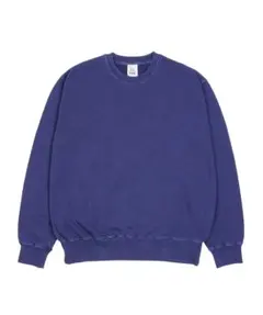 CROSS & STITCH PGS-149 ピグメントスウェット 無地ネイビー